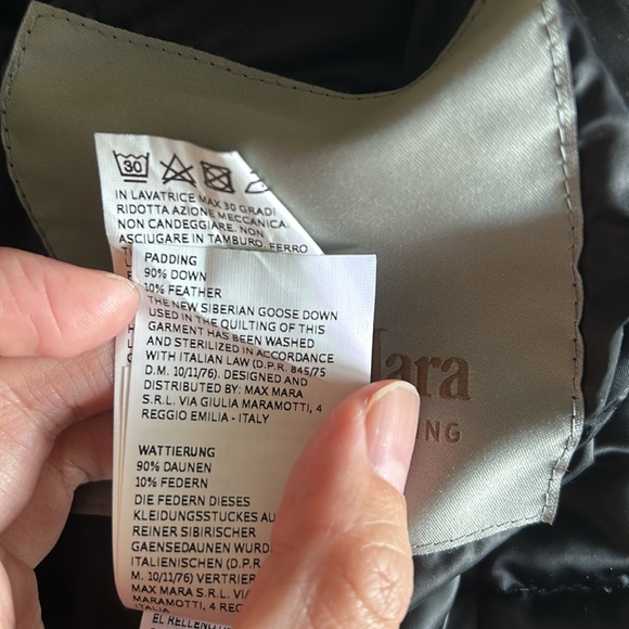 Max mara the cube long coat double sided (black) - Picture 7 of 16